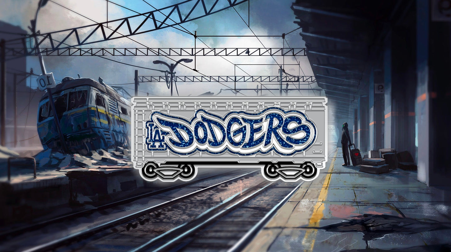 Los Angeles Dodgers Grey Boxcar Train