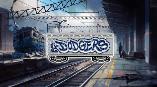 Los Angeles Dodgers Grey Boxcar Train