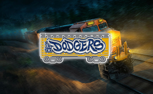 Los Angeles Dodgers Union Pacific Train (Yellow)